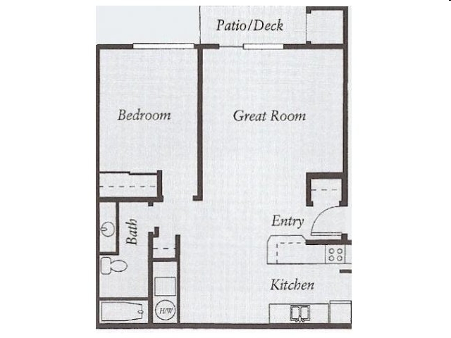 One bedroom Traditional - Signature Pointe of Bay Hill Springs