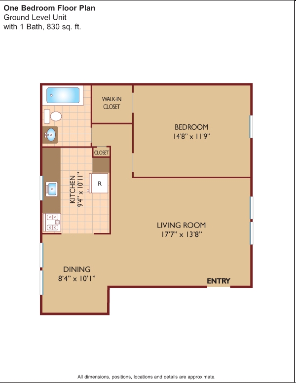 1BR/1BA - West End Gardens