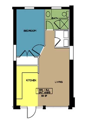 Floorplan - Green Street Apartments