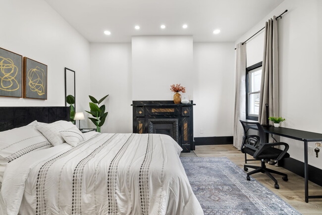 1st Floor Bedroom with Fireplace - 10 Carrie St