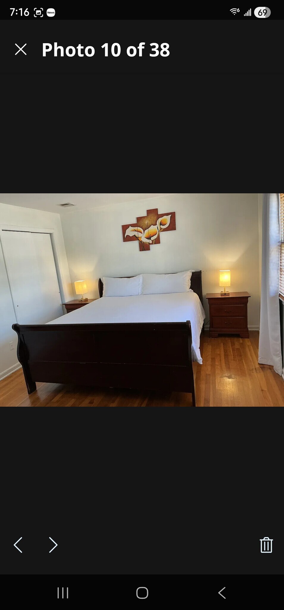king bed - 116 Cardinal Dr