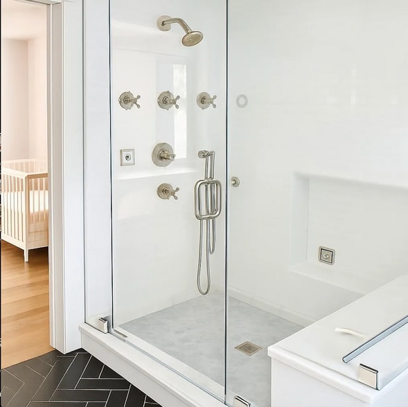 Master shower - 41 Howe St