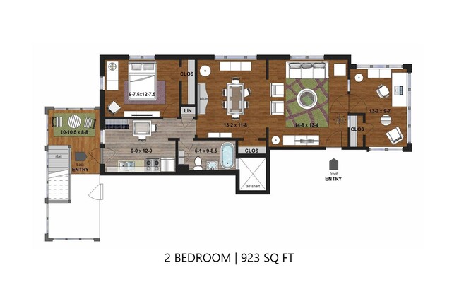 Floorplan - Hennepin Apartments