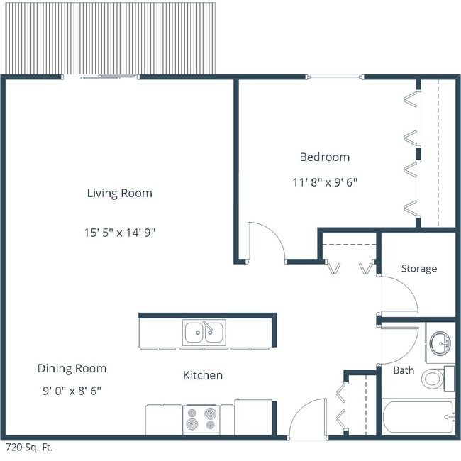 Floorplan - Columbia West Apartment Community
