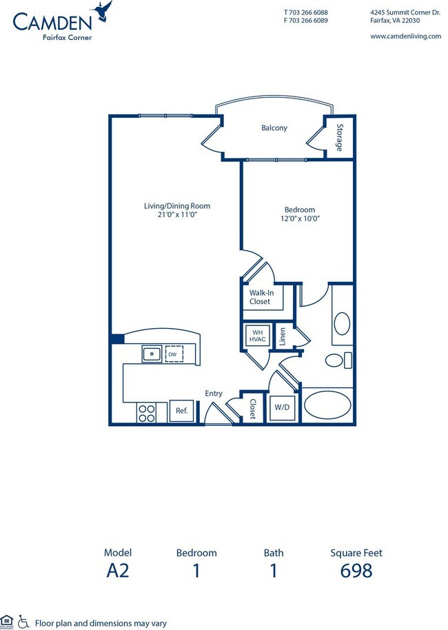 Floorplan - Camden Fairfax Corner