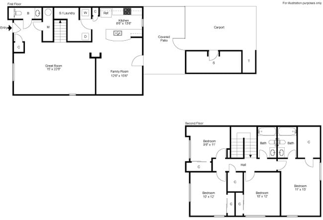 Comanche III 4 bd - Fort Hood Family Housing
