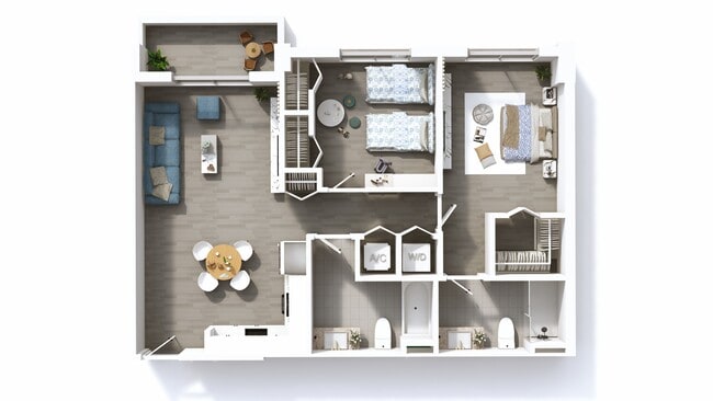 Floorplan - Bay Pointe Apartments