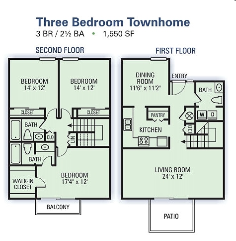 3BR/2.5BA - Willow Lake