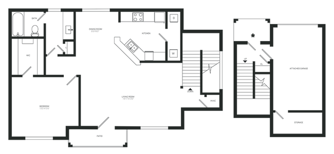 Floorplan - The Adair Apartment Homes