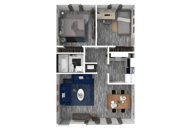 Floorplan - Tropical View Apartments