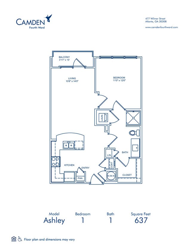 Floorplan - Camden Fourth Ward