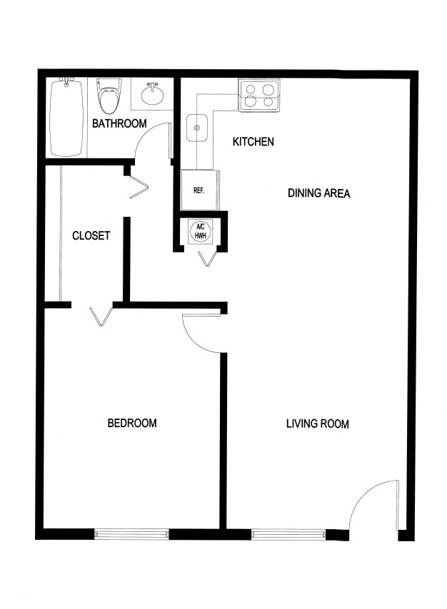 1BR/1BA - Park On Central | 1 Bedroom Apartments in ...