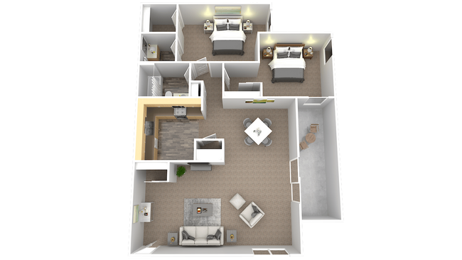 Floorplan - Orchard Village Apartments