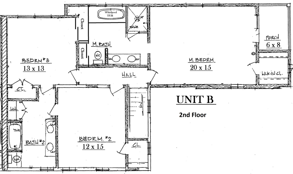 2nd Floor Plan - 341 Old York Rd