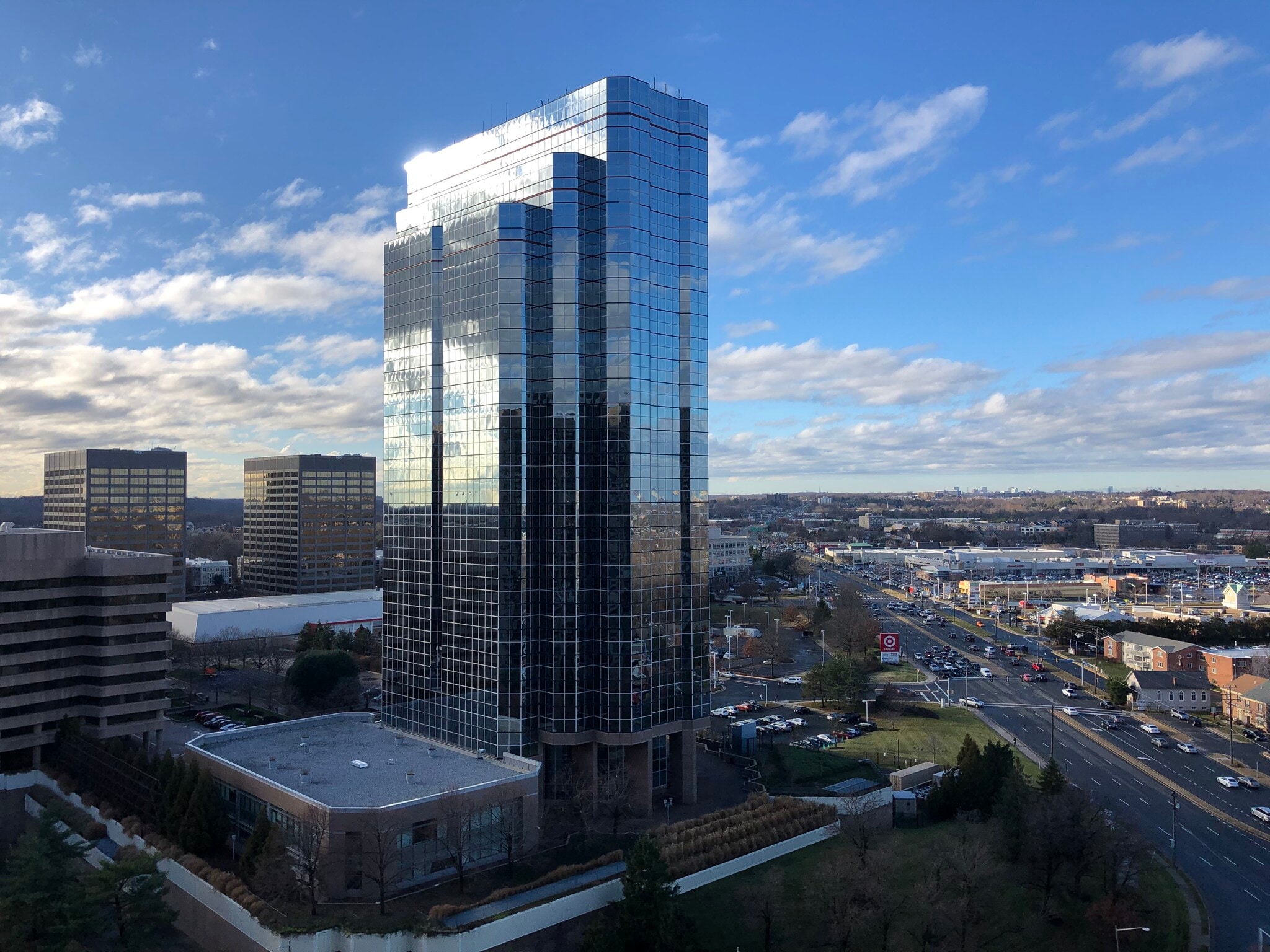 View from the balcony - 3701 S George Mason Dr