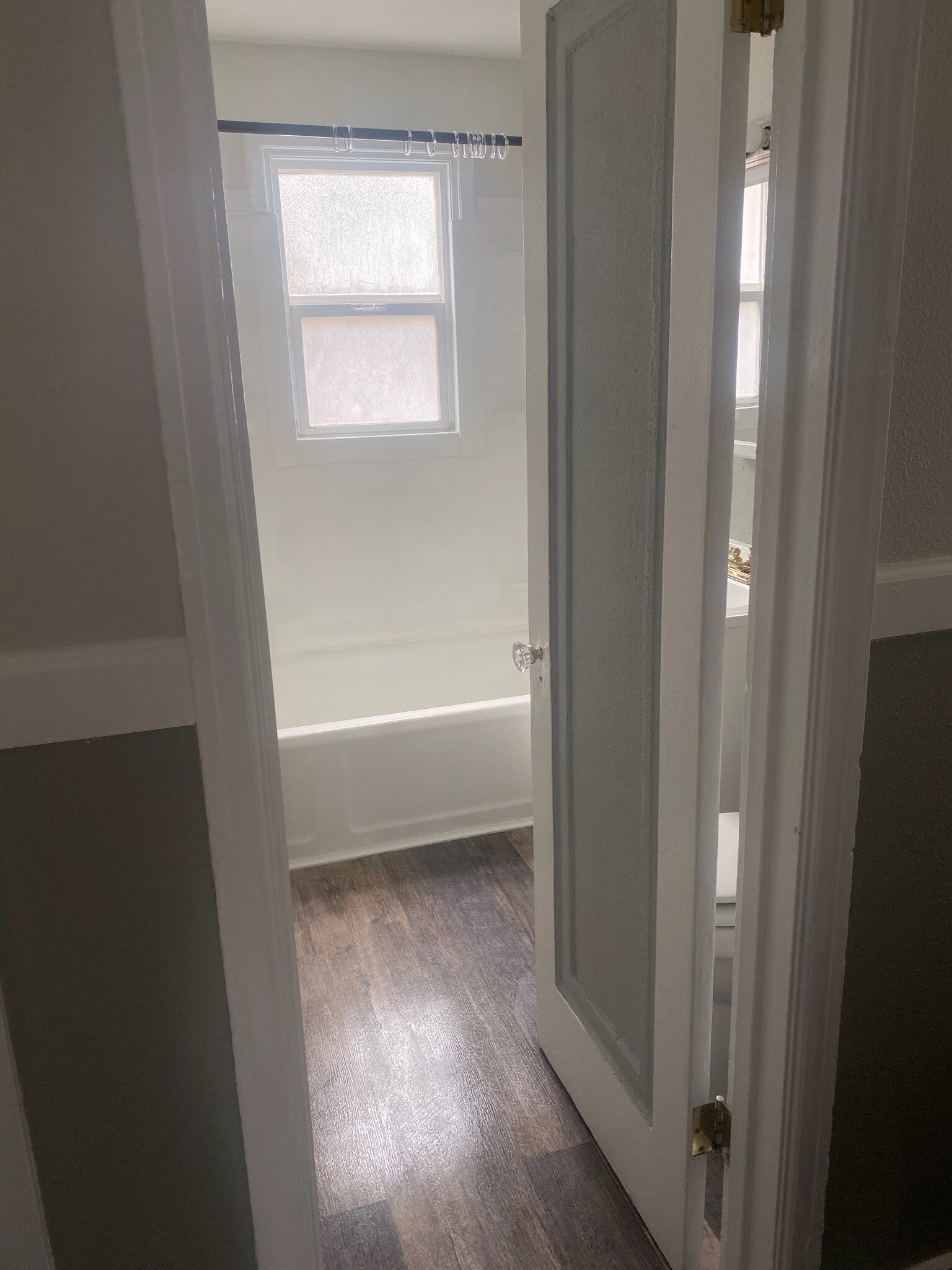 Looking into bathroom - 217 McClellan St