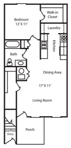 1BR/1BA - Turnberry Court Apartments