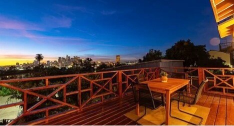 Private 212 sq. ft. deck with stunning views of downtown Los Angeles - 1334 Pennsylvania Ave