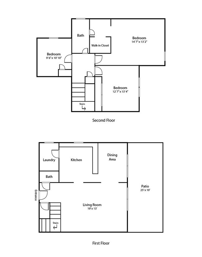 3 Bedroom Townhome layout - 405 at Main