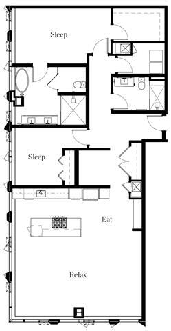 Floorplan - The Residences at Rainier Square