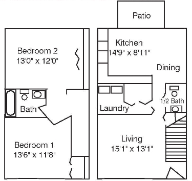 2BR/1.5BA - Troy Manor Cooperative