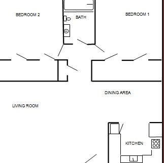 2BR/1BA - Cedar Creek