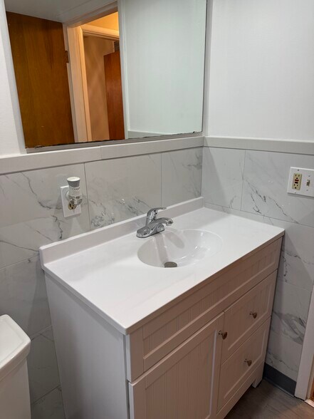 Bathroom new marble countertop and cabinet - 1064 Anderson Ferry Rd