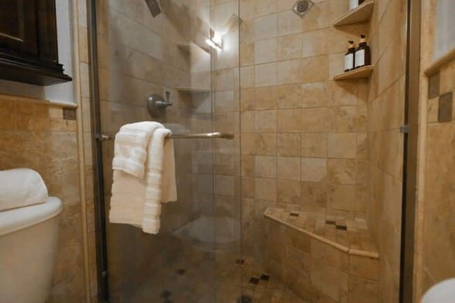 Walk in custom Italian tile shower - 2404 P St