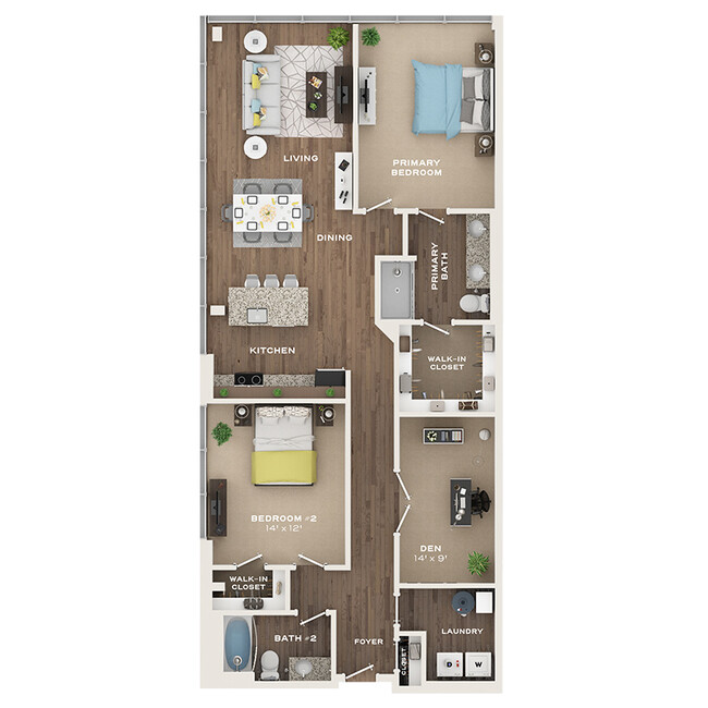 Floorplan - The Row on Merchant