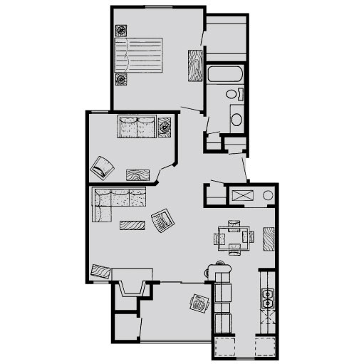 Floorplan - The Vanderbilt Apartments