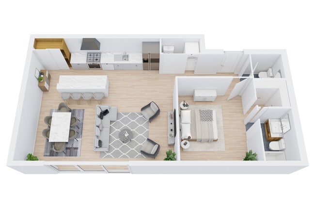 Floorplan - 100 North Apartments
