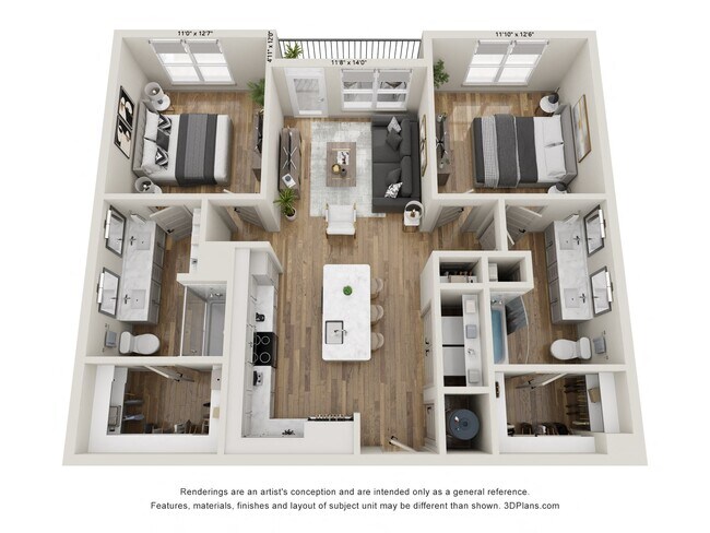 Floorplan - Meridian Cary