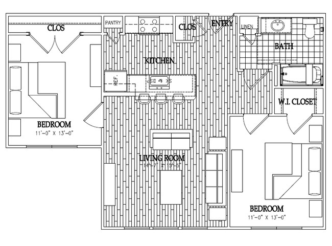 2BR/1BA - Fairway Manor Senior Living