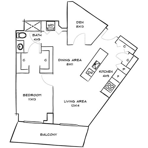 Floorplan - One Canal