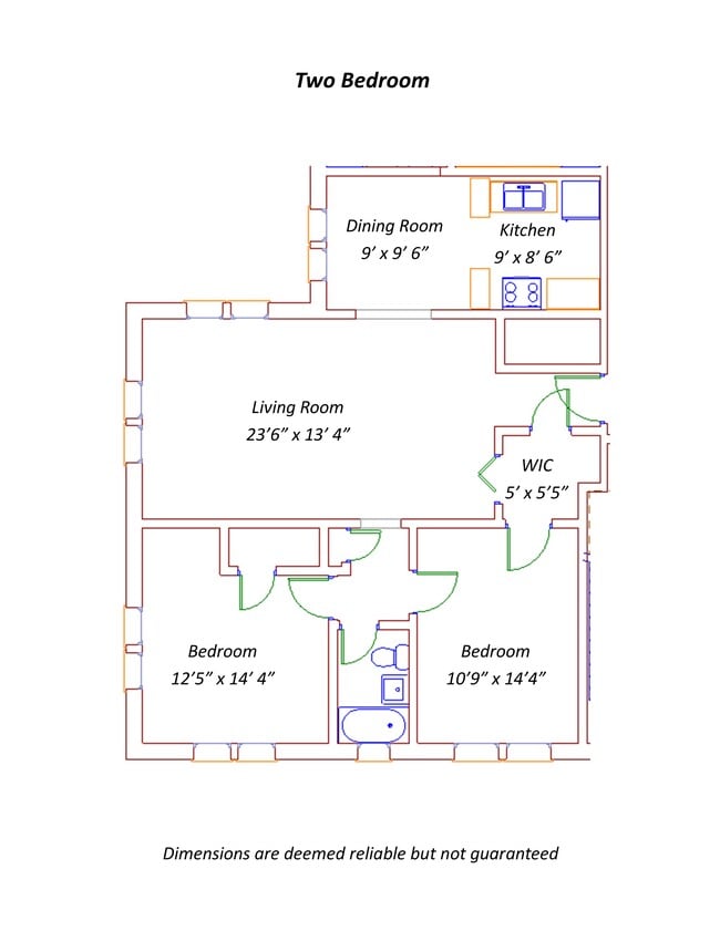 SW 2BR/1BA - Clemar Apartments