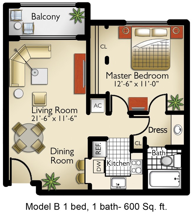 Residence B - International Club Apartments
