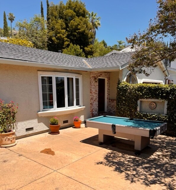 Outdoor Pool Table in Courtyard - 10736 Porter Ln