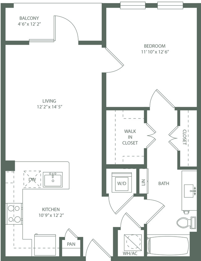 Floorplan - The Baldwin at St. Paul Square