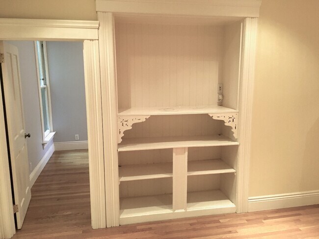 Built-in for media and storage - 1528 Fulton Street