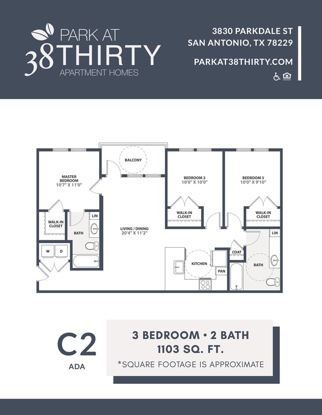 Floorplan - Park at 38Thirty