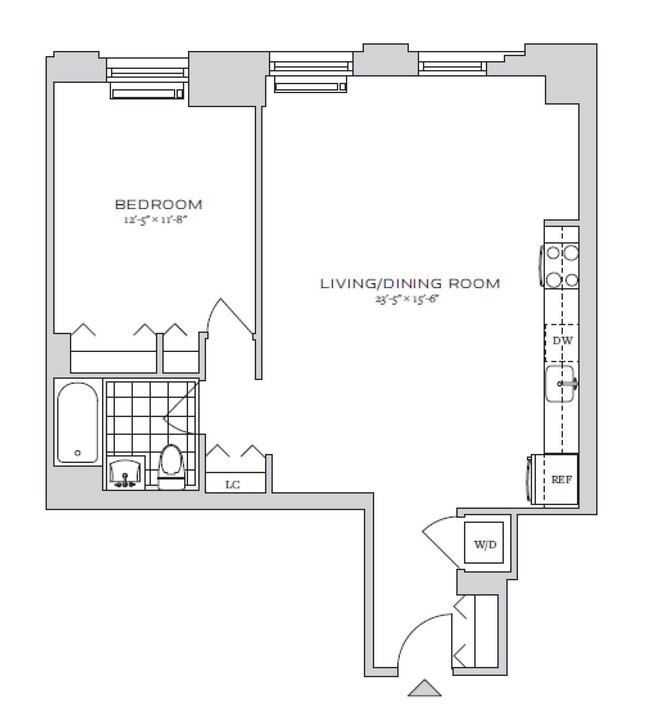 Floorplan - 70 Pine Apartments