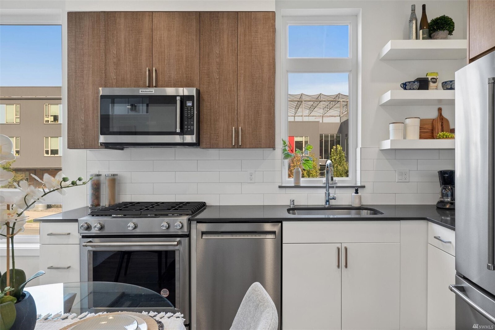 Full sized, stainless steel appliances - 2117 S Walker St