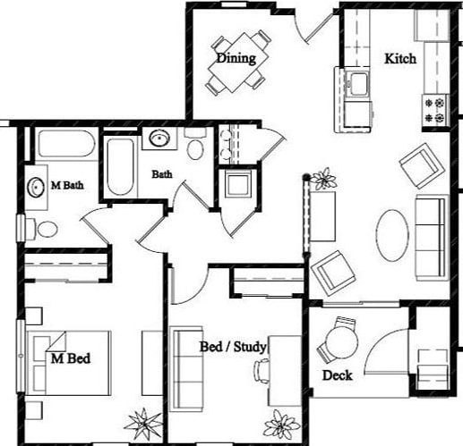 Unit 2D - North Pointe Apartments