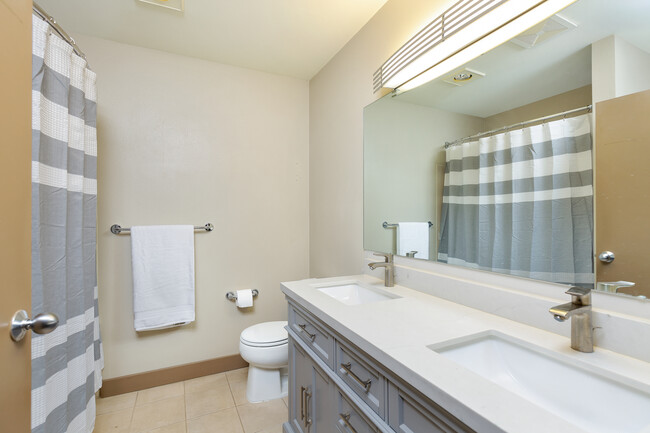 Bathroom with double sink vanity - 2440 Western Ave