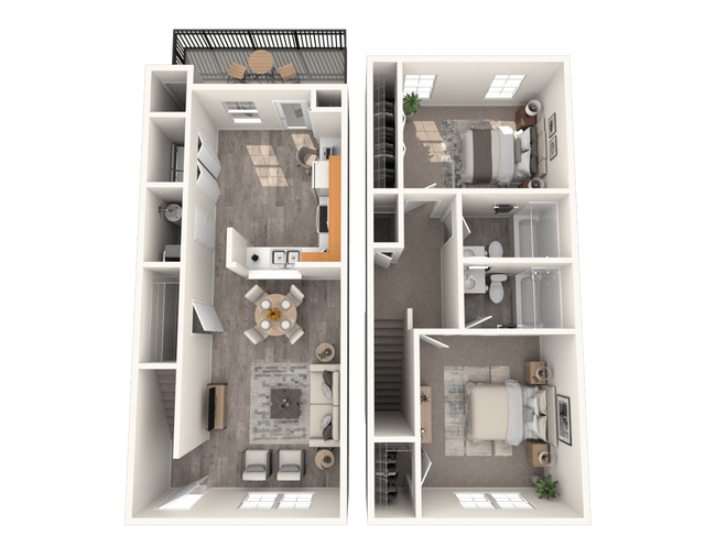 Floorplan - Country Ranch Apartments