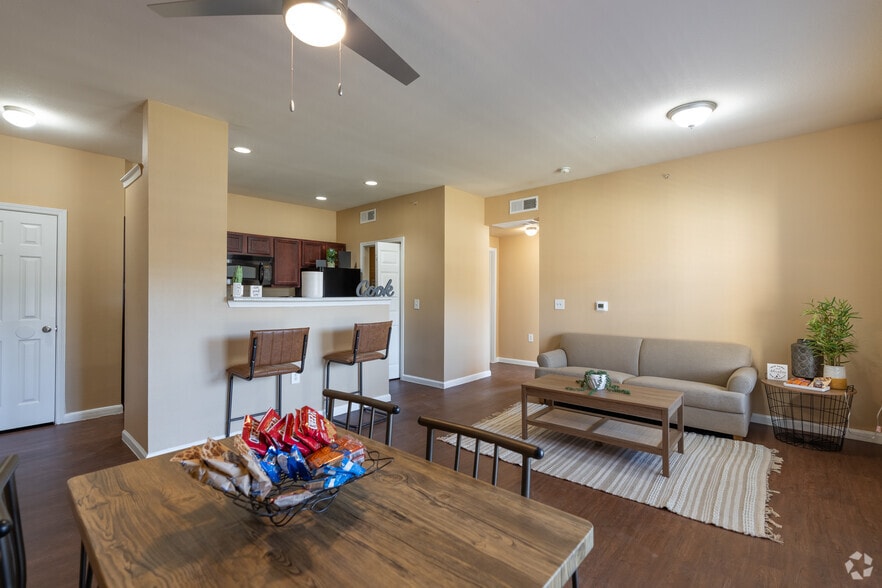 1BR, 1BA - 742SF - Living Room - Avela Apartments
