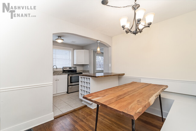 built in dining, the table stays! - 895 Douglas Ave