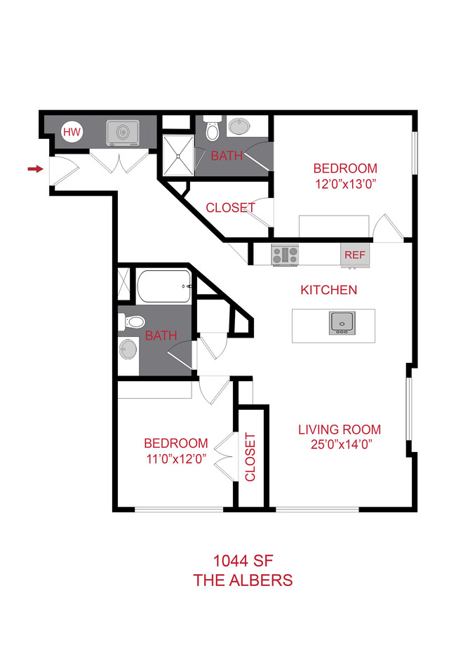 Floorplan - 7/S Denver Haus