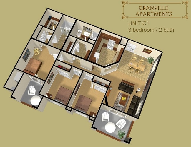 Granville Apartments 2908 Willowbrook Ct Merced CA 95348 Apartment