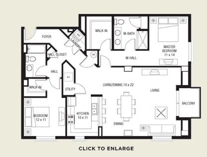 2BR/2BA - Station Square